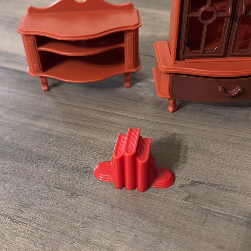 VINTAGE Plastic furniture for living room/dollhouse, JEAN W. Germany 70s - Picture 9 of 16